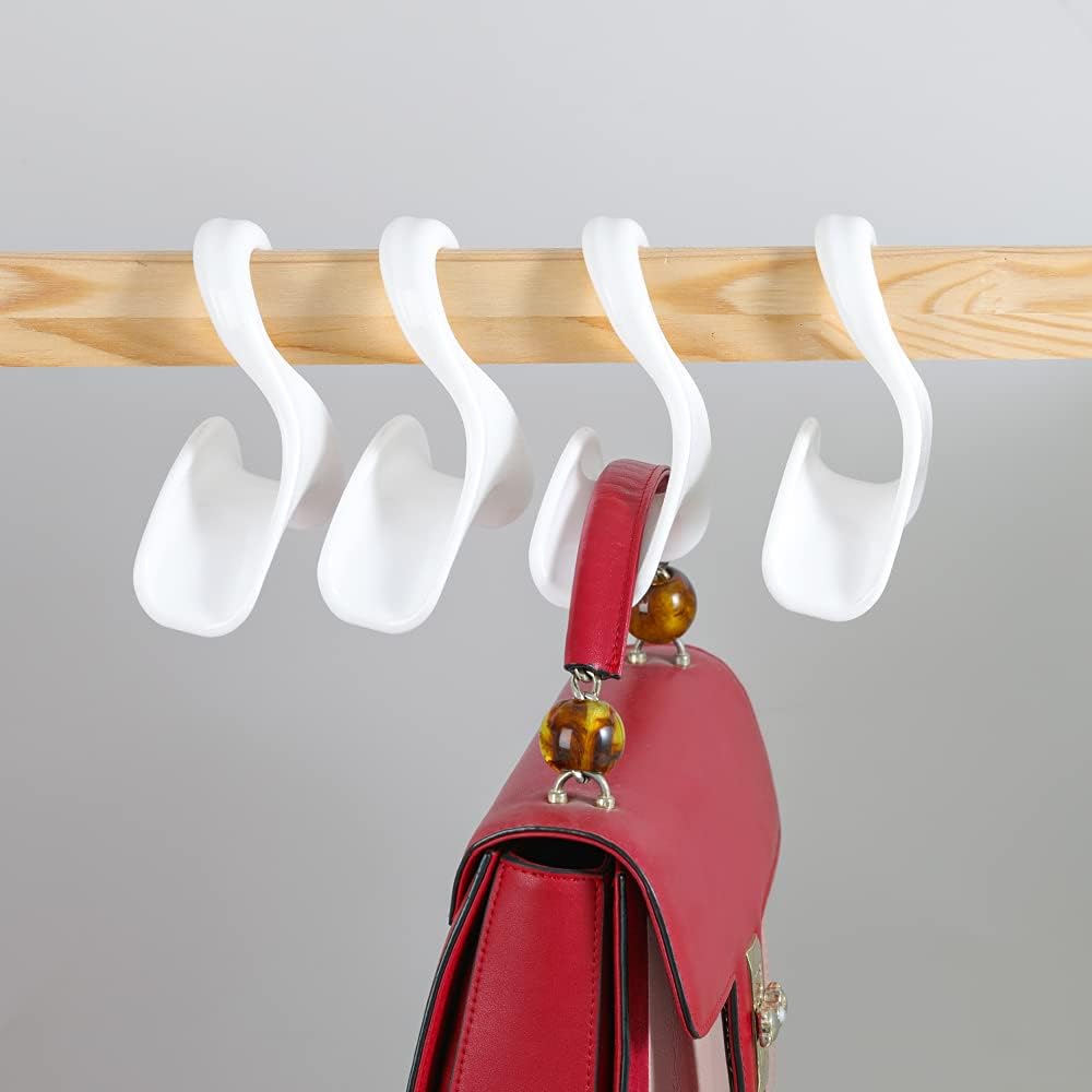 Purse Hanger Hook Bag Rack Holder - Handbag Hanger Organizer Storage - Over The Closet Rod Hanger for Storing and Organizing Purses | Backpacks |Satchels — image 5