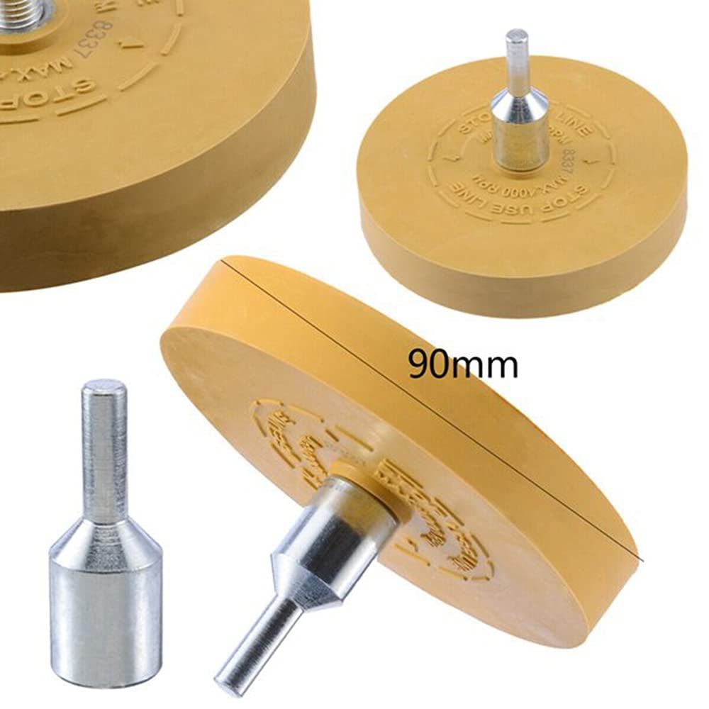 Car Decal Remover Pneumatic Rubber Remover Wheel Film Glue Removal Eraser Scraper Plate Paint Cleaner Polishing Tool — image 2