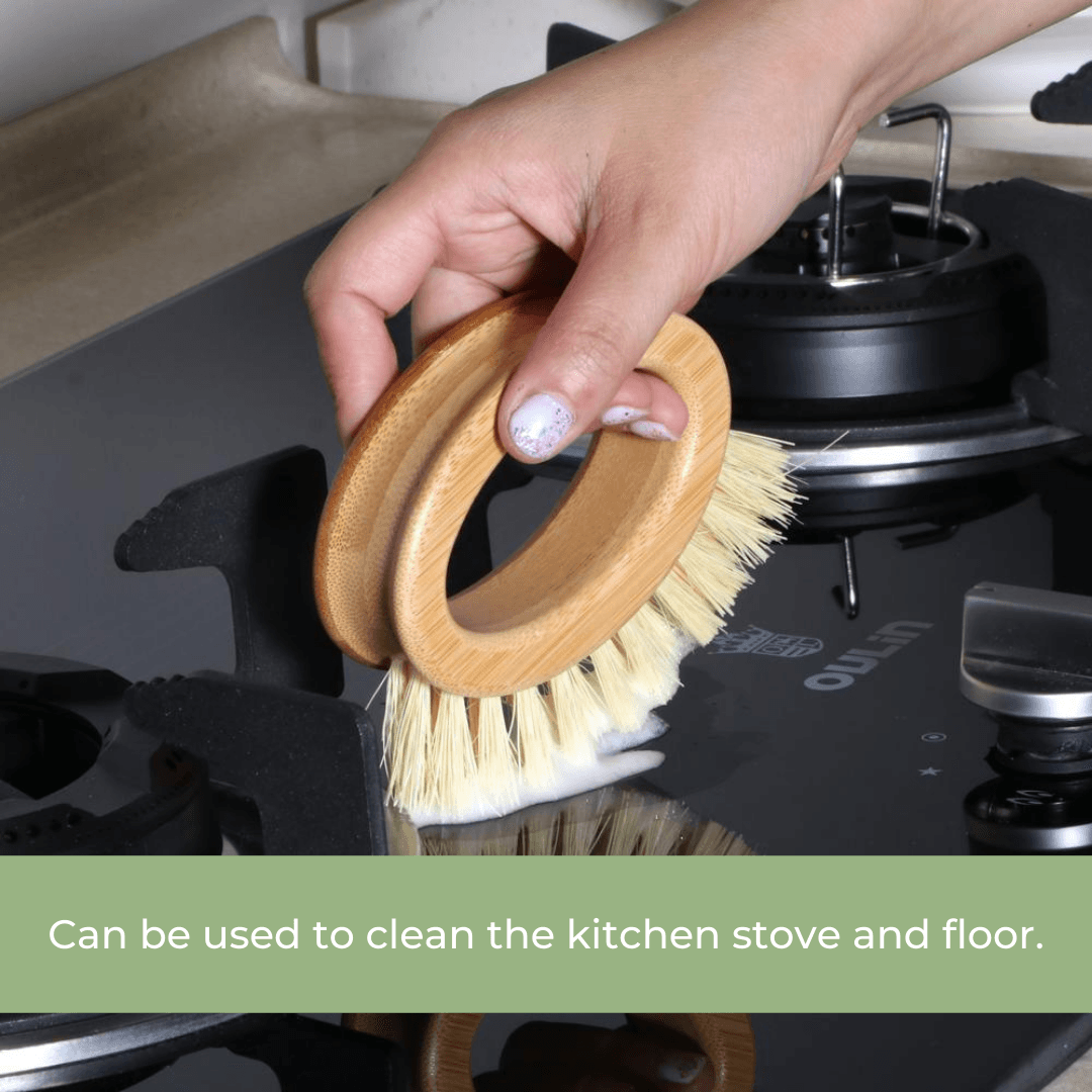 Bamboo Veggie Scrubber Brush — image 6