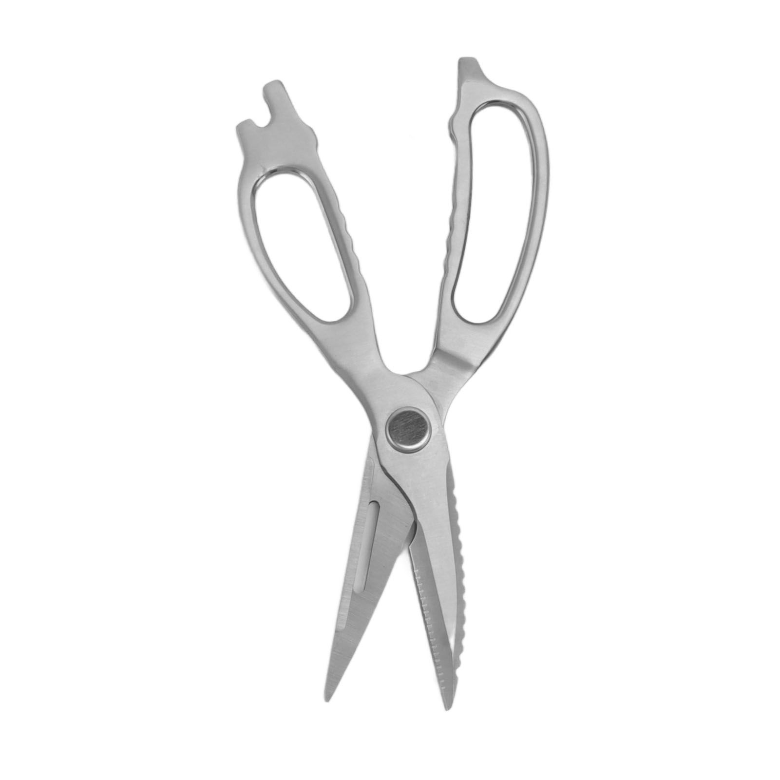 Stainless Steel Kitchen Scissors with Magnetic Scissors Sleeves Detachable Sharpness Heavy Duty Scissors for Barbecue — image 6