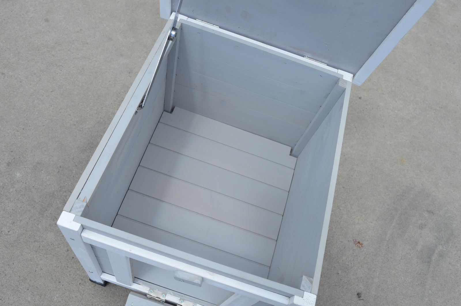 YES4PETS Grey Small Chicken Coop Rabbit Hutch Ferret Cage Guinea Pig Dog Cat Nesting Box โ image 5