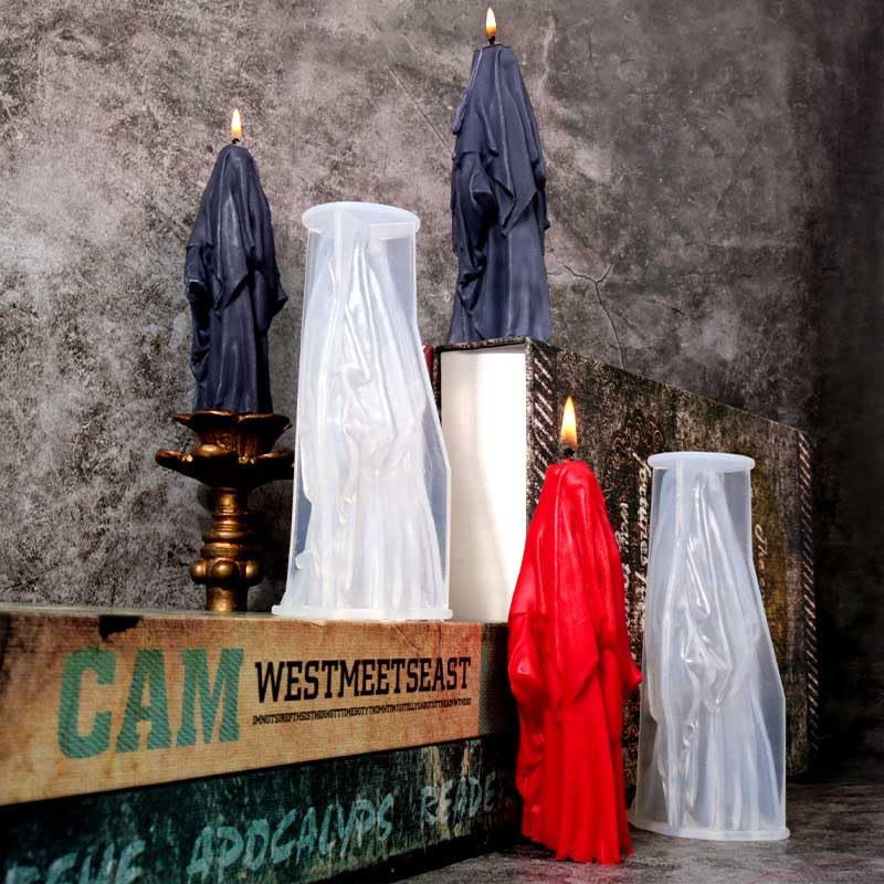 Faceless Wizard Shape Candle Silicone Molds for Making Candle, Resin, Aromatherapy Candles, Handmade Wax Soap, Home Decor — image 3