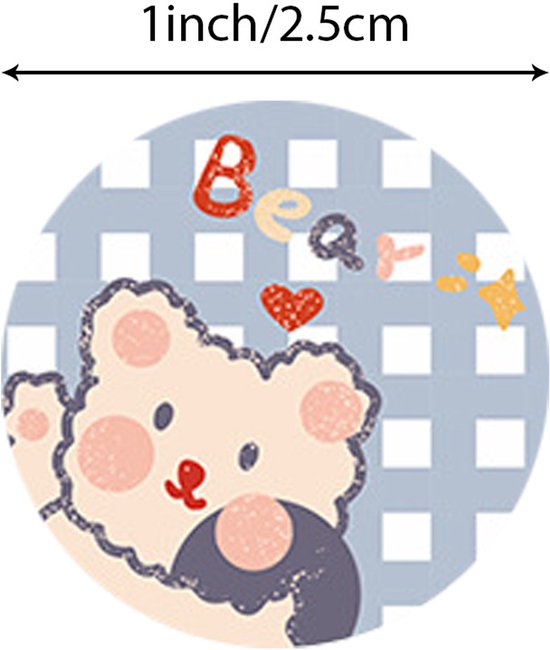 Stickers - 500 sheets - Sealing stickers - Packaging decoration - DIY diaries/notebooks - Diary labels โ image 2