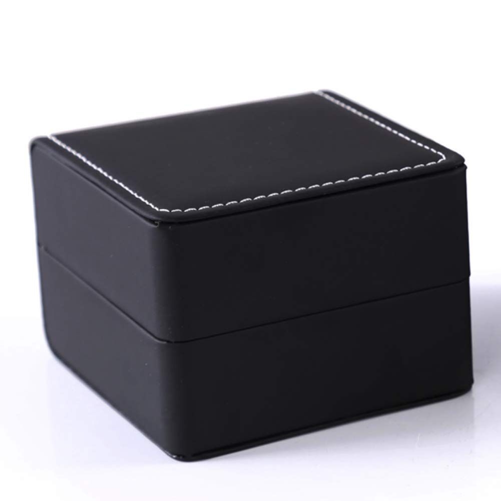2 pack Watch Box, PU Leather Watch Case, Gift Boxs With Cushion For Most Watches, Smart Watch & jewelry,Watch Organizer as Gifts For Birthday, Men and Women — image 3