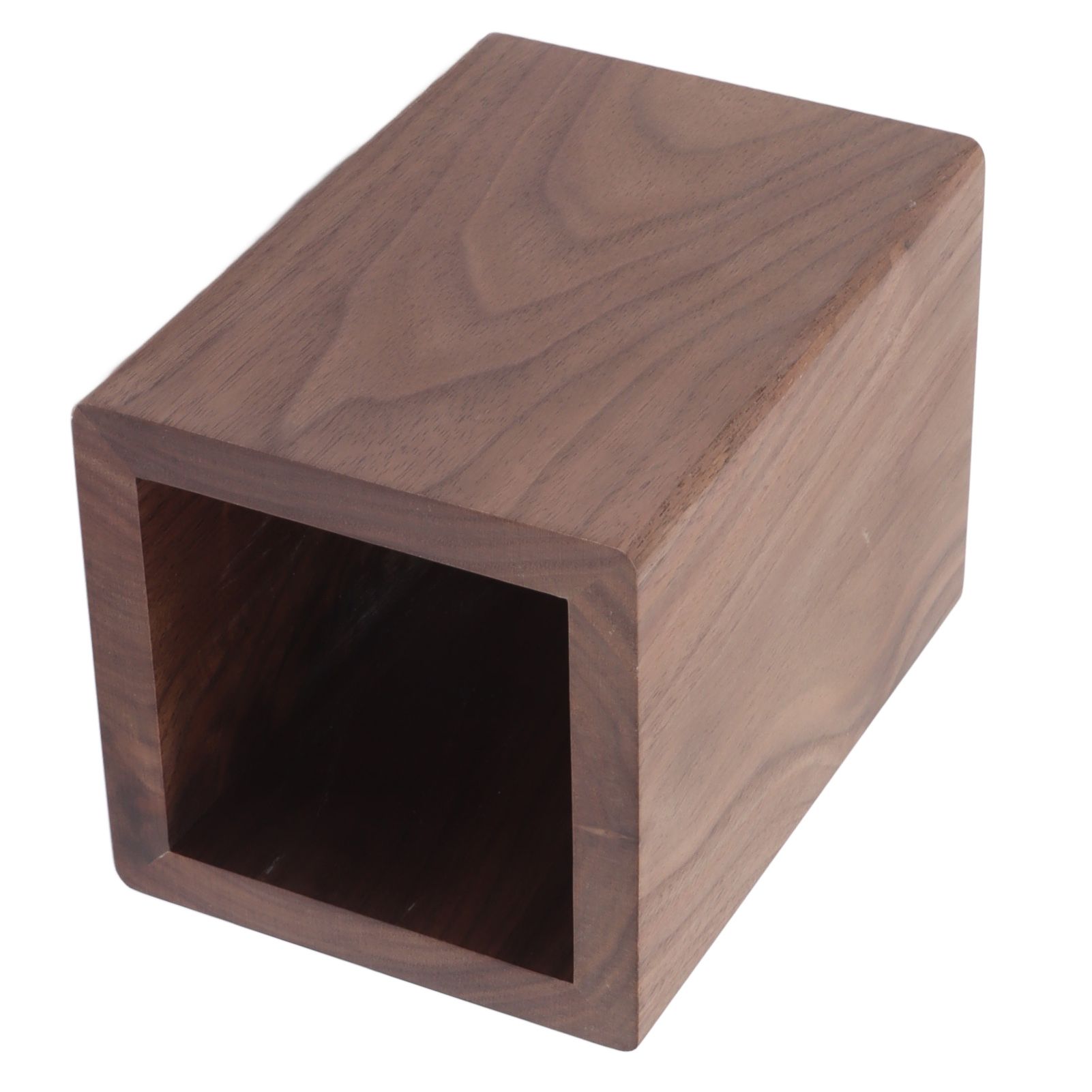 Cooking Utensil Container Smoothing Stable Large Capacity Simple Wooden Pen Holder for Kitchen Family Office Squared(4.3x3.1x3.1in) — image 5