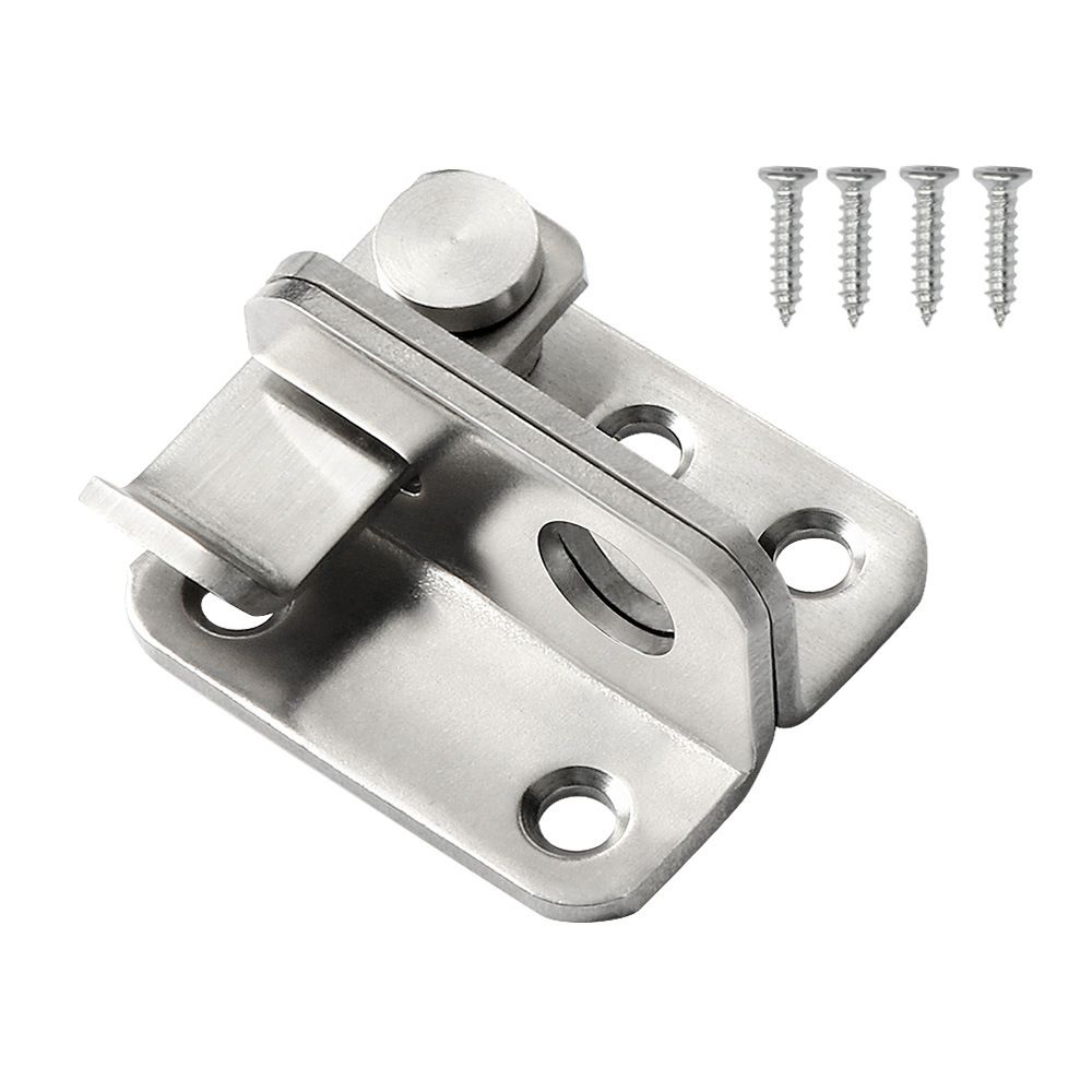 Flip Latch Gate Latches Slide Bolt Latch Safety Door Lock Catch for Barn Cabinet Pet Cage Wood Fence Bathroom Garage Window — image 3