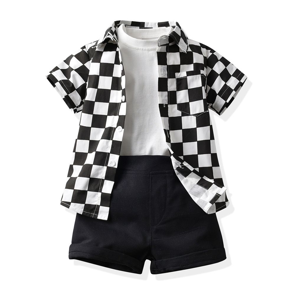 Top and Top Boys Plaid 3 Piece Set Cotton Green 90cm โ image 5
