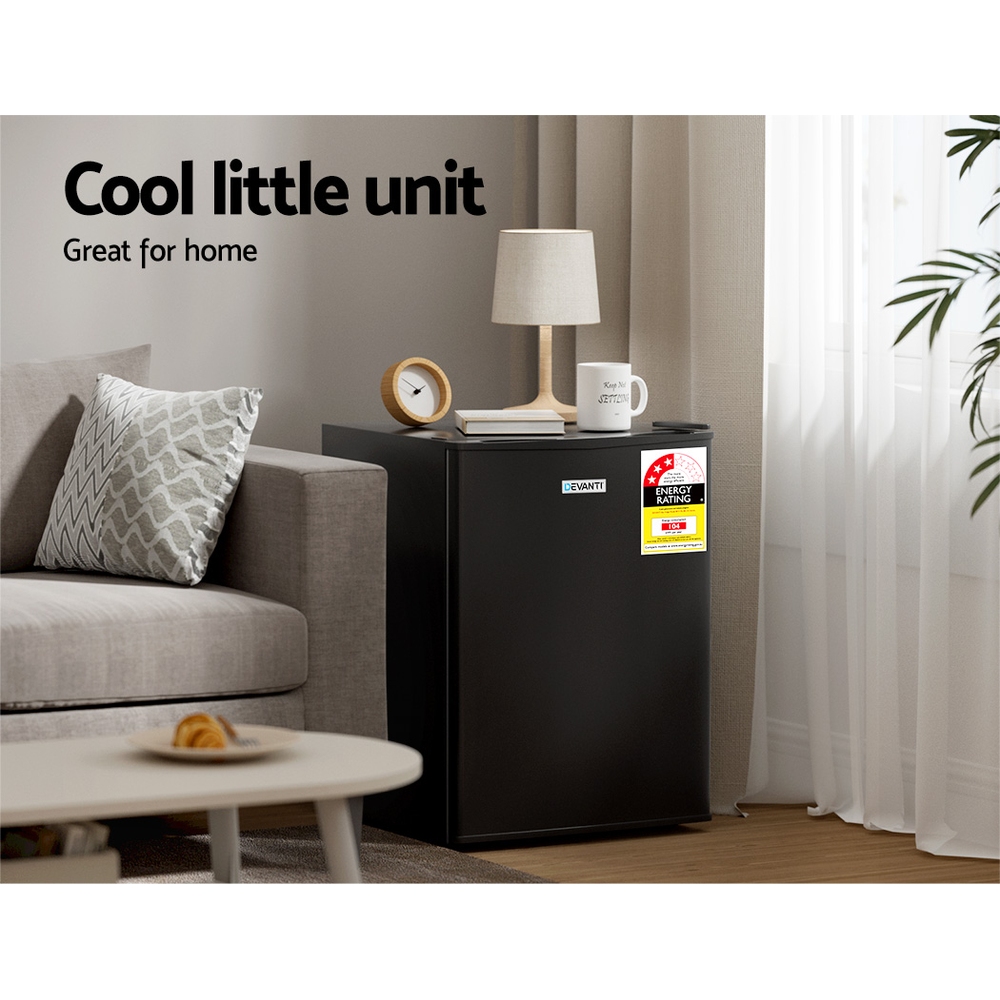 Devanti 70L Bar Fridge Black — image 4