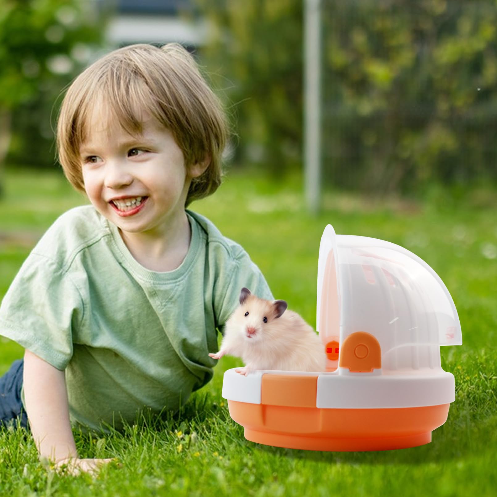 Hamster Cage - Rodent Transport Box - Hamster Cage - Travel Basket - Transport Box - Mouse Cage - Dwarf Hamster - With Drinking Bottle - Gerbil - Guinea Pig — image 6
