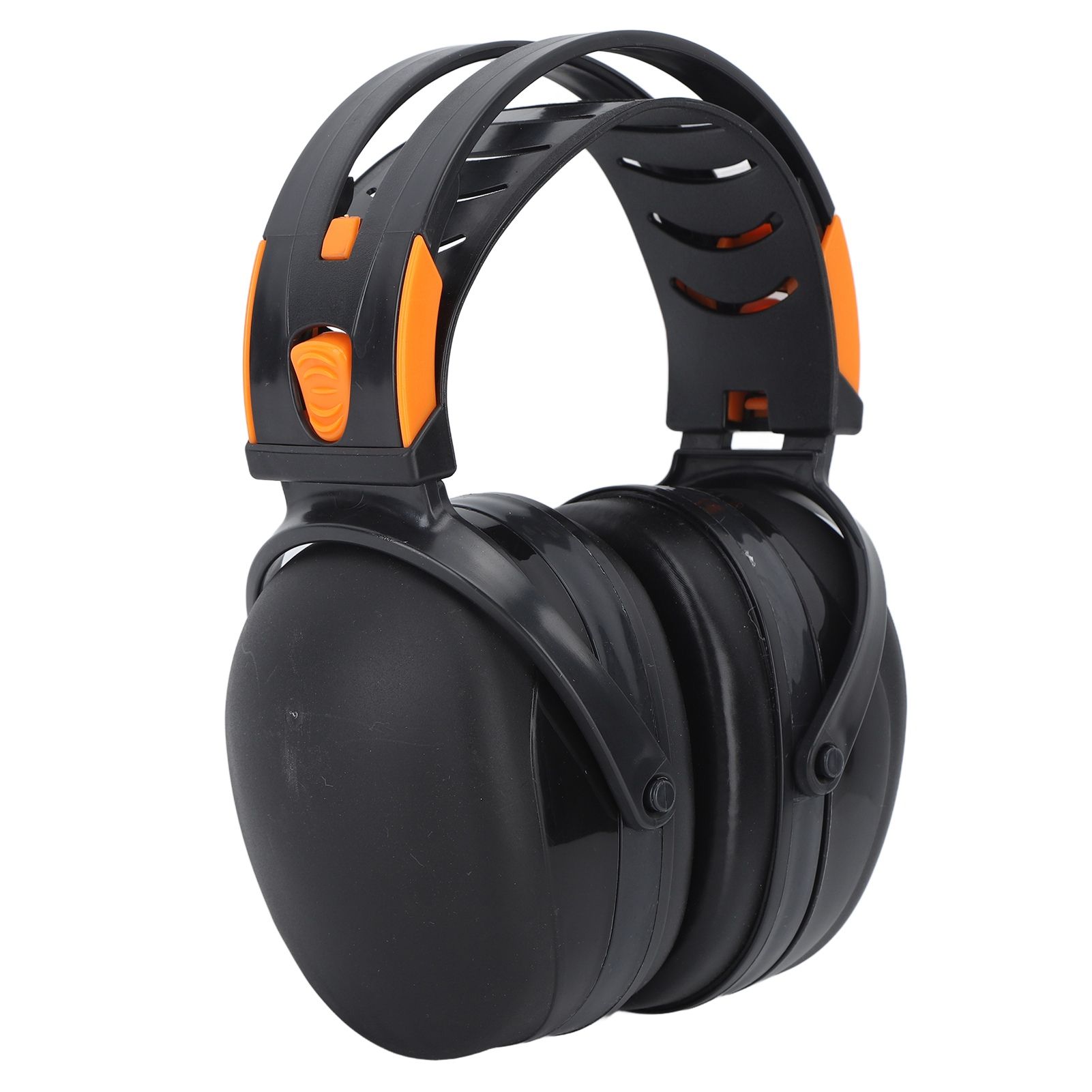 Noise Reduction Earmuffs Foldable Lightweight Hearing Protection Safety Over Head Ear Muff for Garden Shooting Mowing Black — image 3