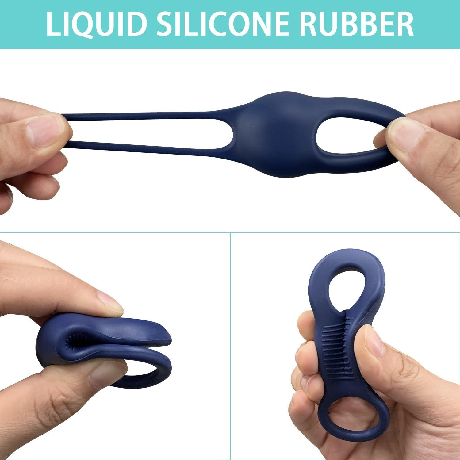 2 Pack Soft Silicone Baseball&Softball Thumb Guards for Shock Absorption, Blister Prevention, Bat Sting Reduction for Swing Training (blue) — image 3
