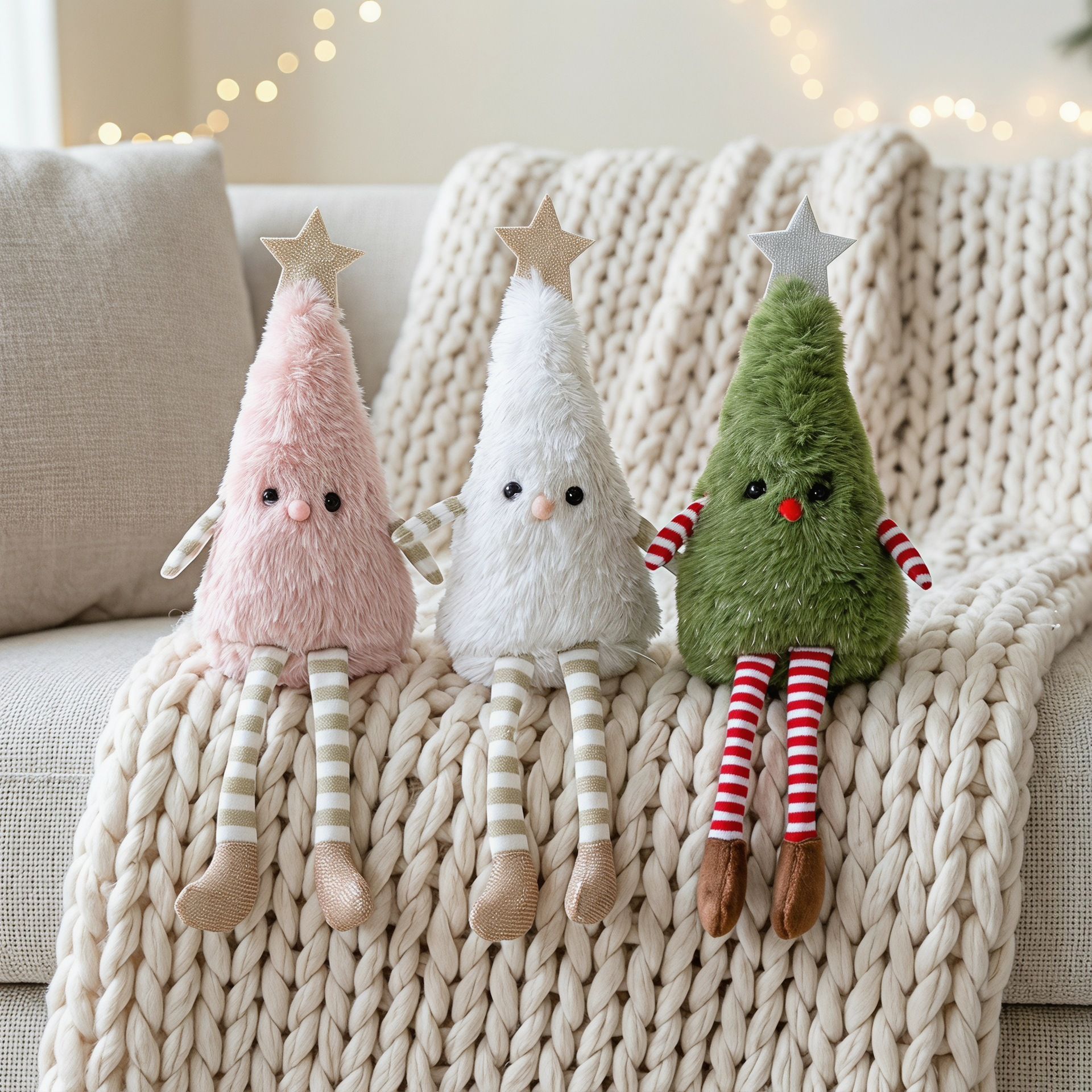 3pcs Christmas Tree Doll Ornaments — image 2
