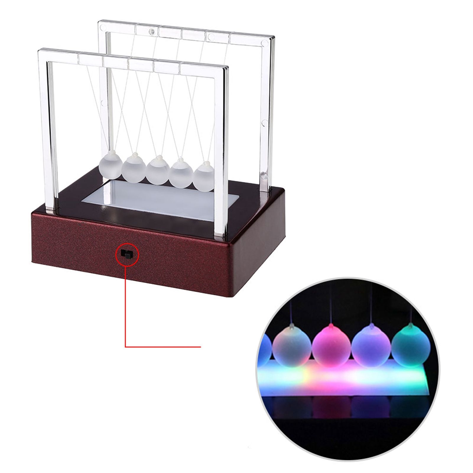 Balance Balls Colorful LED Light Home Office Science Toy Desk Decoration Art Work Gifts โ image 5
