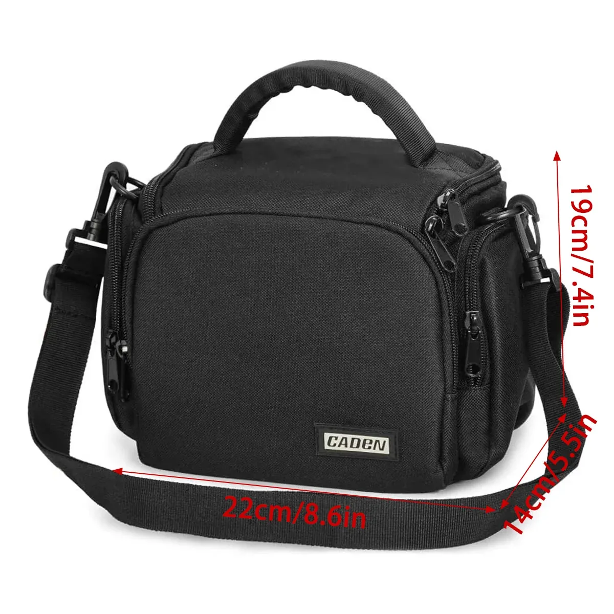 Portable Mirrorless Camera Shoulder Bag Waterproof Shockproof For Camera Storage — image 3