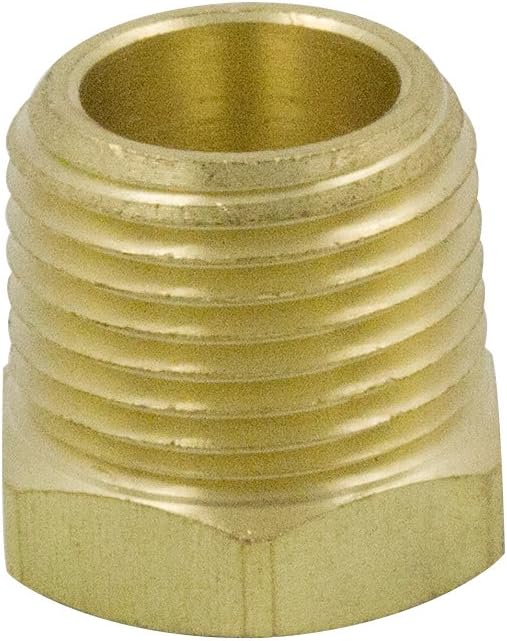1/4" NPT Male to 1/8" NPT Female Brass Reducer Bushing Forged Hex Head Pipe Fitting 1200psi (Pack of 2) โ image 5