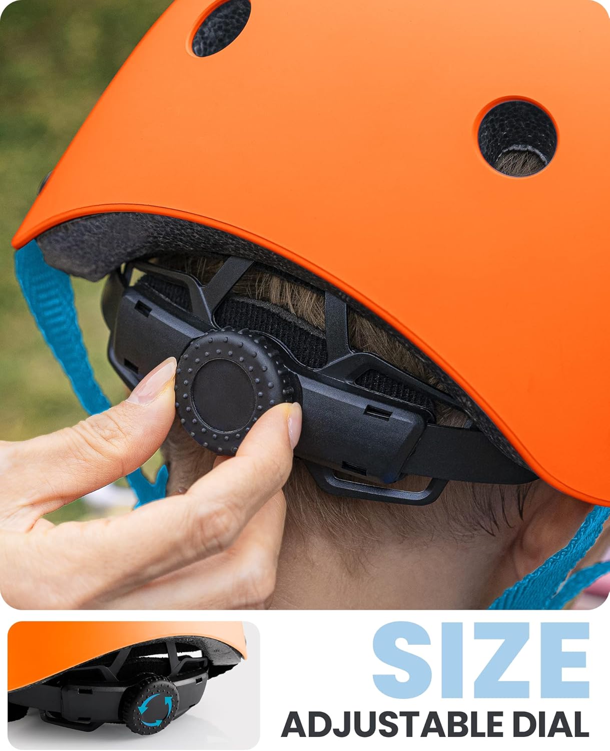 OutdoorMaster Youth & Kids Bike Helmet - Adjustable Multi-Sports Skateboard Helmet with Removable Liners for Balance Bike, Toddler Scooter, One Wheel โ image 3