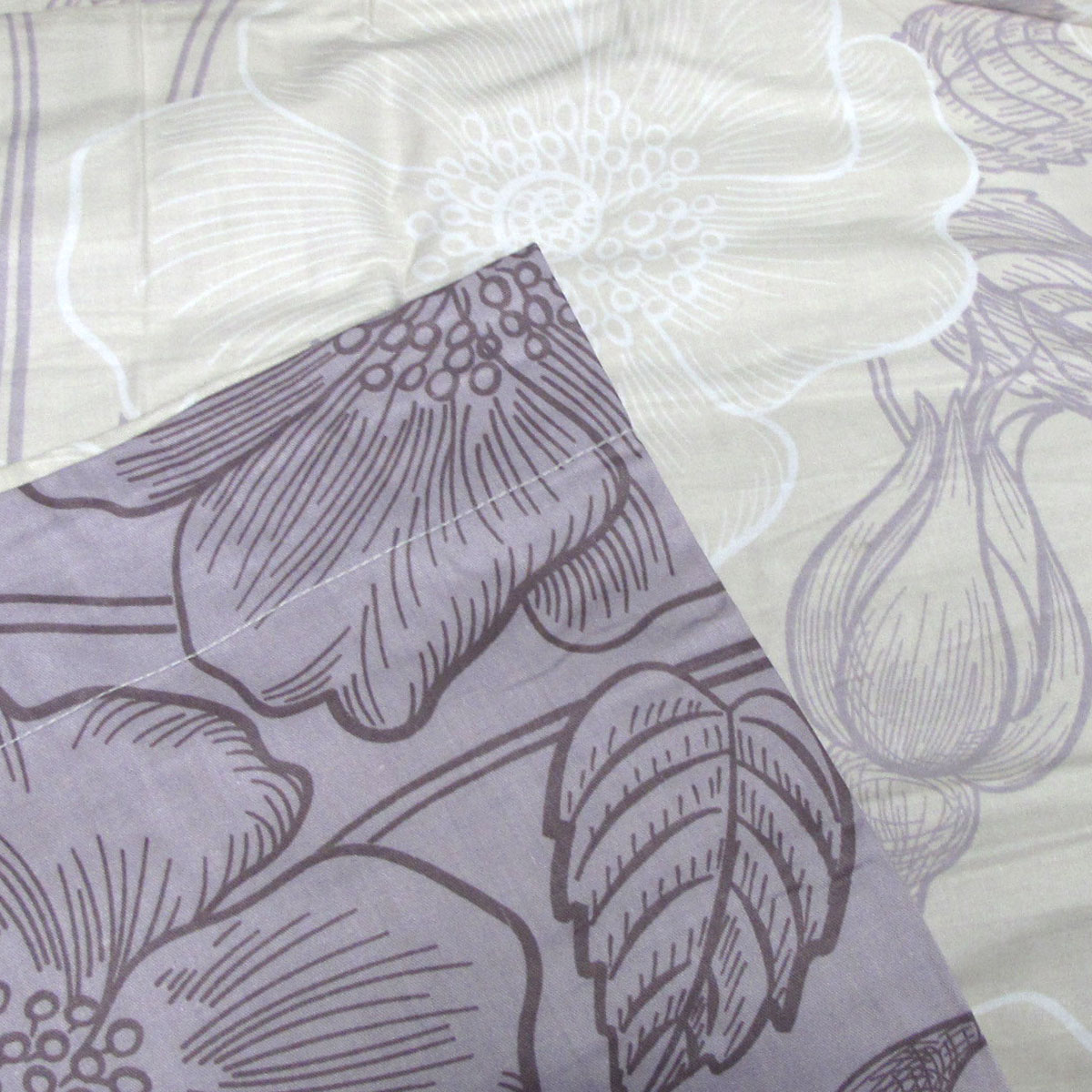 250TC Gilmore Cotton Reversible Quilt Cover Set King โ image 3