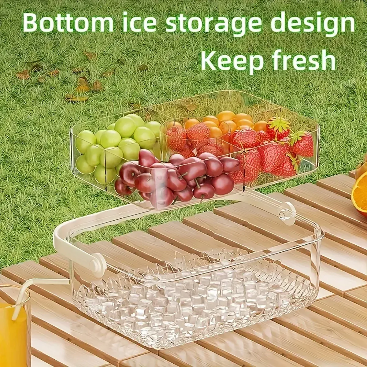 Portable Food Storage Box Large Capacity Lunch Container for Camping Picnic Use โ image 4