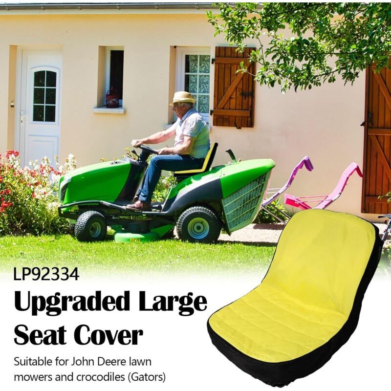 Cover of Siege for Mower and Tractor, LP92334 Cover of Siege for Tractor of Mower A Lawn John Deere and Sieges Gator Weather Resistant Up to, 45.7cm — image 4
