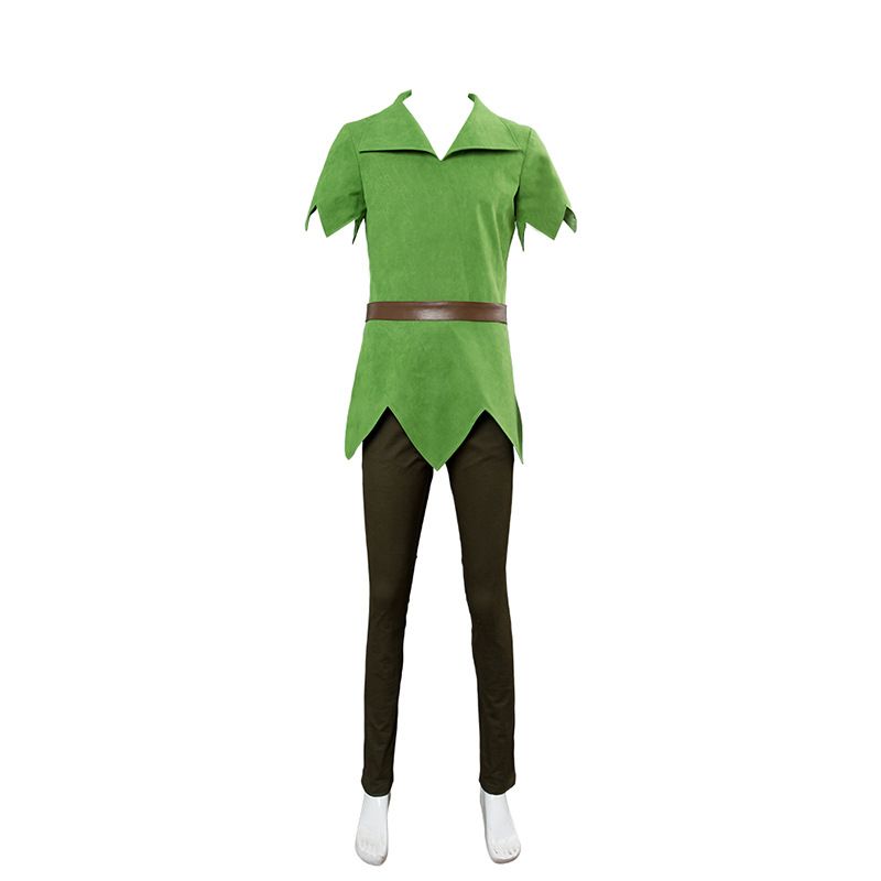 Peter Pan Cosplay Costume Boys Girls Halloween Party S Size: S; Height (cm): 155-160; Weight (kg): 45-50; Bust (cm): 82-86; Waist (cm): 66-70; Shoulder width