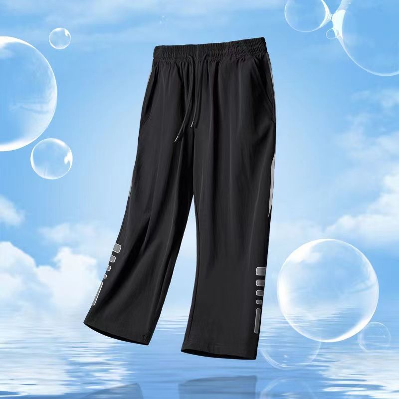 Men Sports Pants Quick Dry Loose Summer Plaid 5XL โ image 4