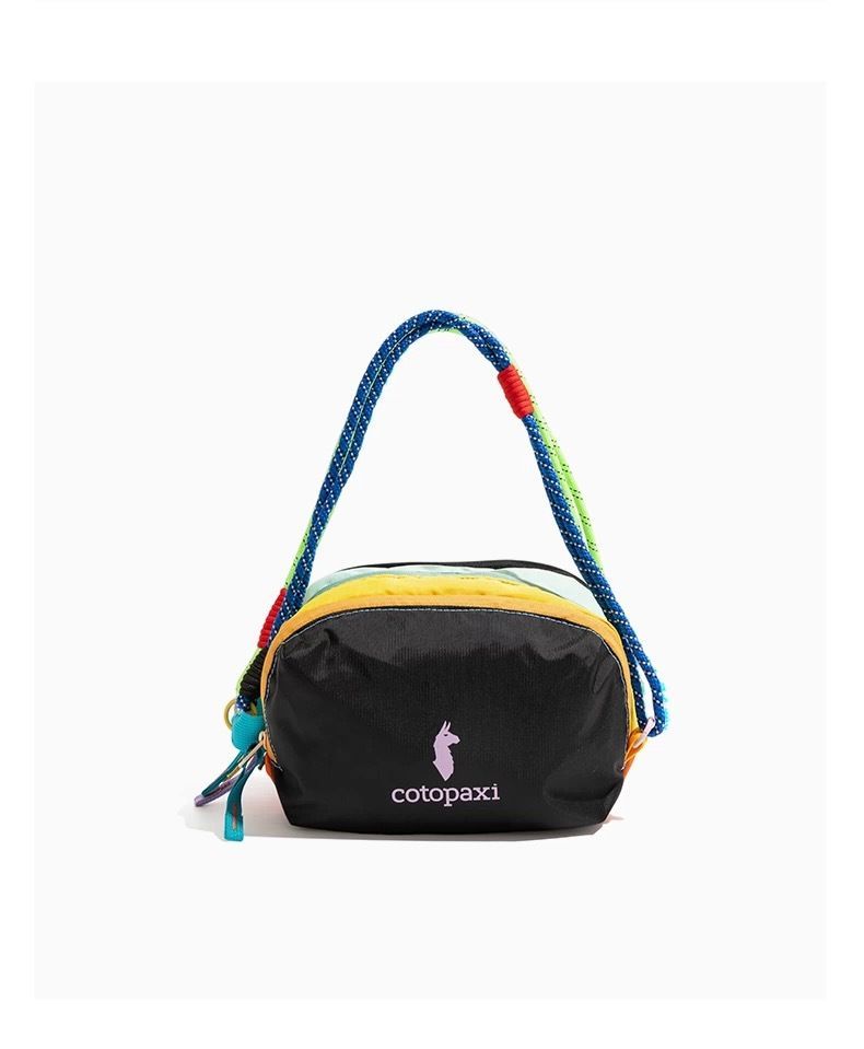 Dopamine Color-Block Cross-Body Bag Travel Bag Fashion Accessory Trendy Bag - Pink - Size routine — image 2
