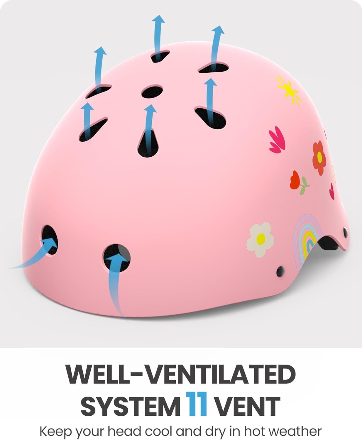 OutdoorMaster Youth & Kids Bike Helmet - Adjustable Multi-Sports Skateboard Helmet with Removable Liners for Balance Bike, Kids Scooter, One Wheel โ image 3