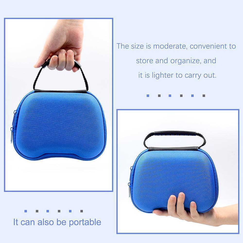 Gaming Controller Travel Carrying Case Compatible with Playstation 5 Wireless Controllers. Protective Storage Holder Bag Cover for PS5 Console (Box Only)-Red — image 4