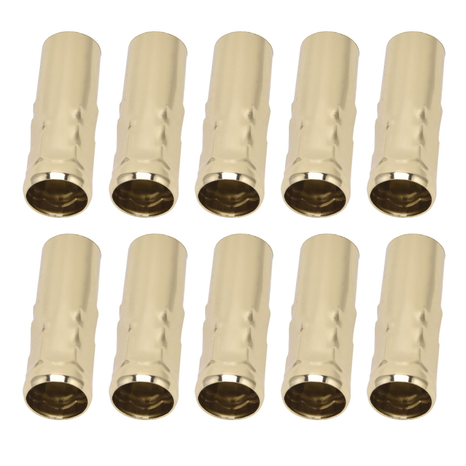 10Pcs E14 Metal Tube for Candle Lamp Holder Lamp Base Lighting Accessories 25x80mm Gold โ image 2