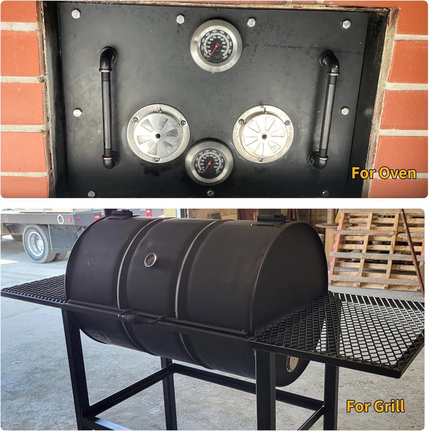 Stainless Steel BBQ Smoker Air Vent - Adjustable Grill Damper for Controlling Airflow - Replacement Parts for Grill and Smoker Vents - 4 Packs โ image 4