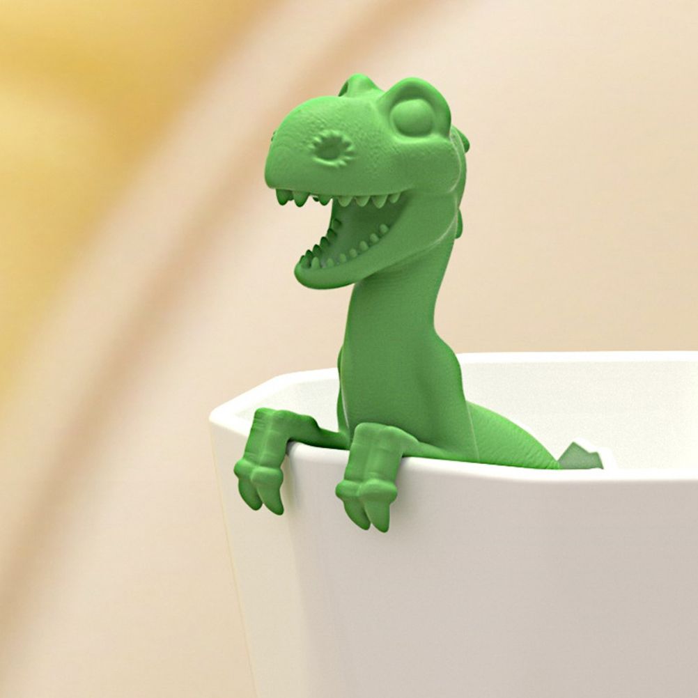 Dinosaur Shaped Tea Filter Silicone Tea Infuser Reusable Tea Bag Strainer โ image 4