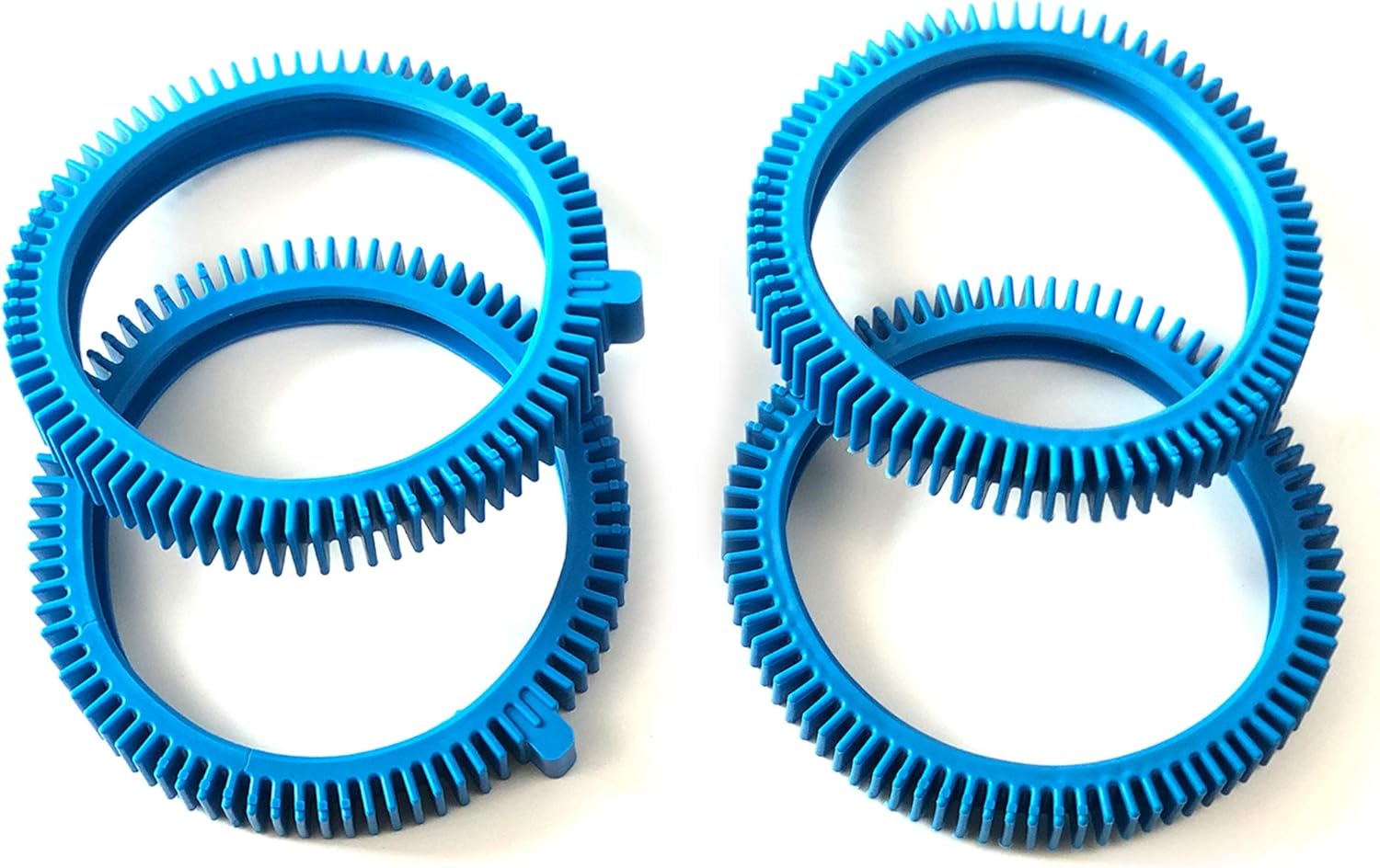 Pool Cleaner Front Tire and Rear Tire Combo Kit, Compatible with Poolvergnuegen Super Hump 896584000-143 and 896584000-082 (2-Pack Front & 2-Pack Rear) — image 2
