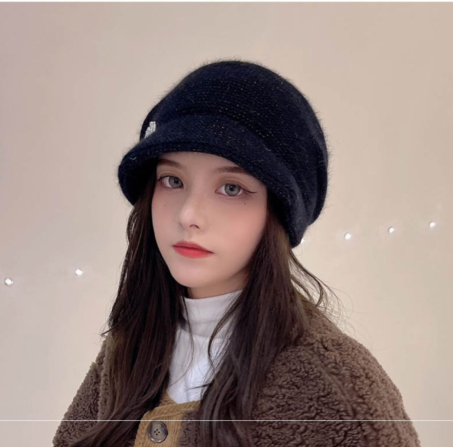 Ribbed Knit Beanie Hat - Winter Warm Skull Cap for Men Women - High Quality Acrylic Close Fit Casual Cuffed Hat - Black โ image 2