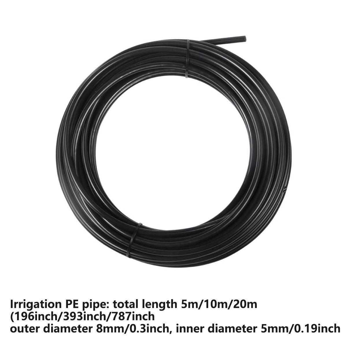 5M 10M 20M Garden Watering System Adjustable Spray Irrigation Hose Sprinkler - 10m — image 3