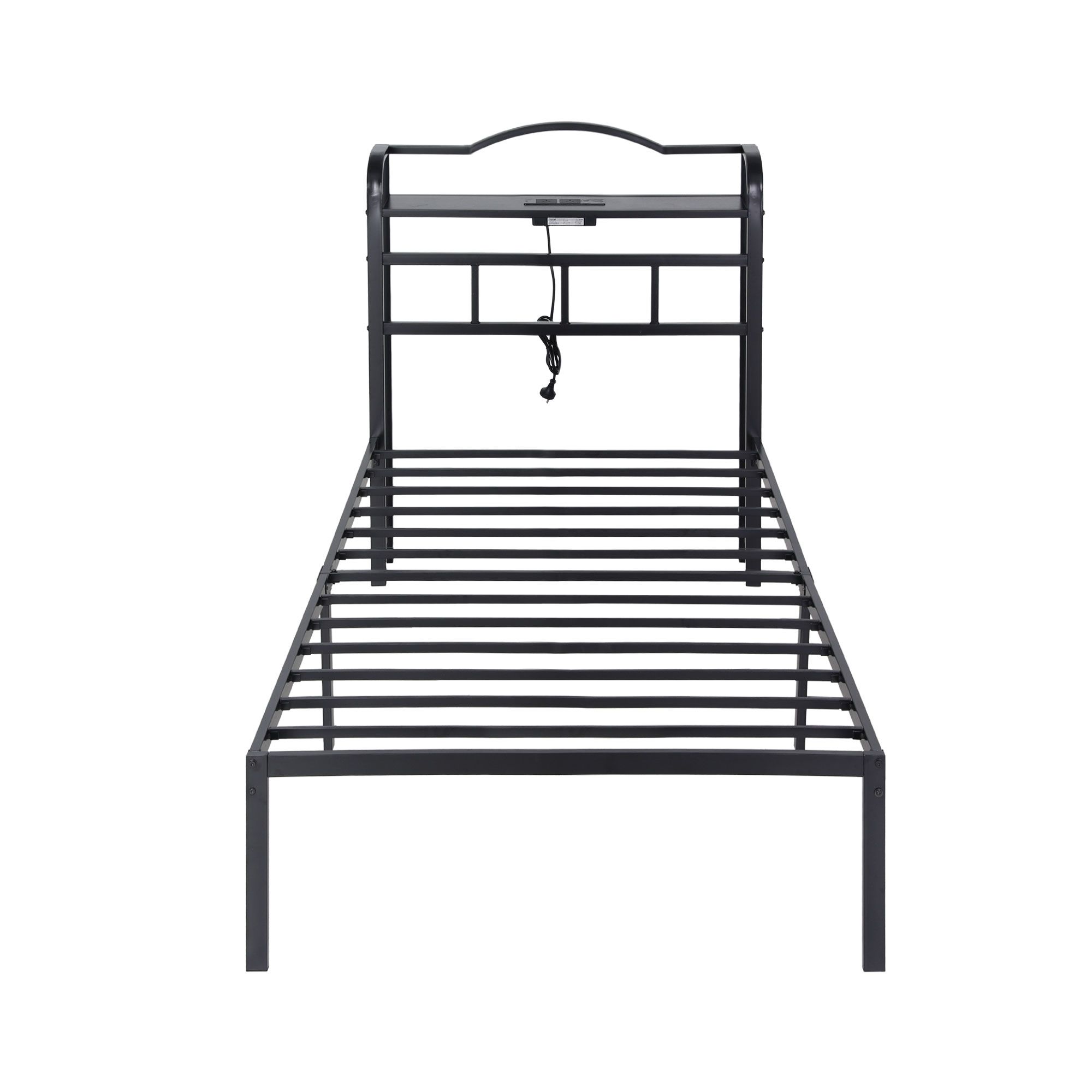 Artiss Bed Frame Single Size with Charging Station WAVE โ image 3