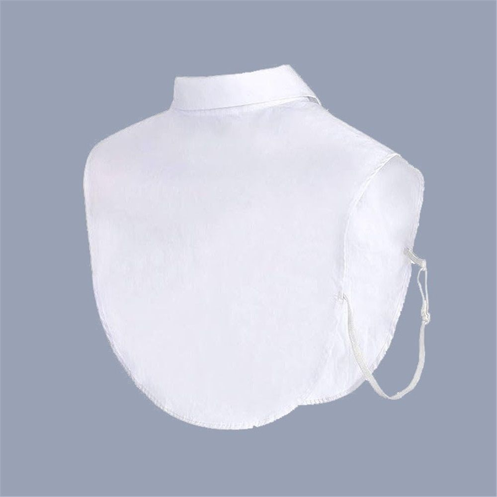 Fake Collar Detachable Collar Faux False Collar Blouse Half Shirt Collars Tops for Women Graduation Halloween(Black+white) — image 5