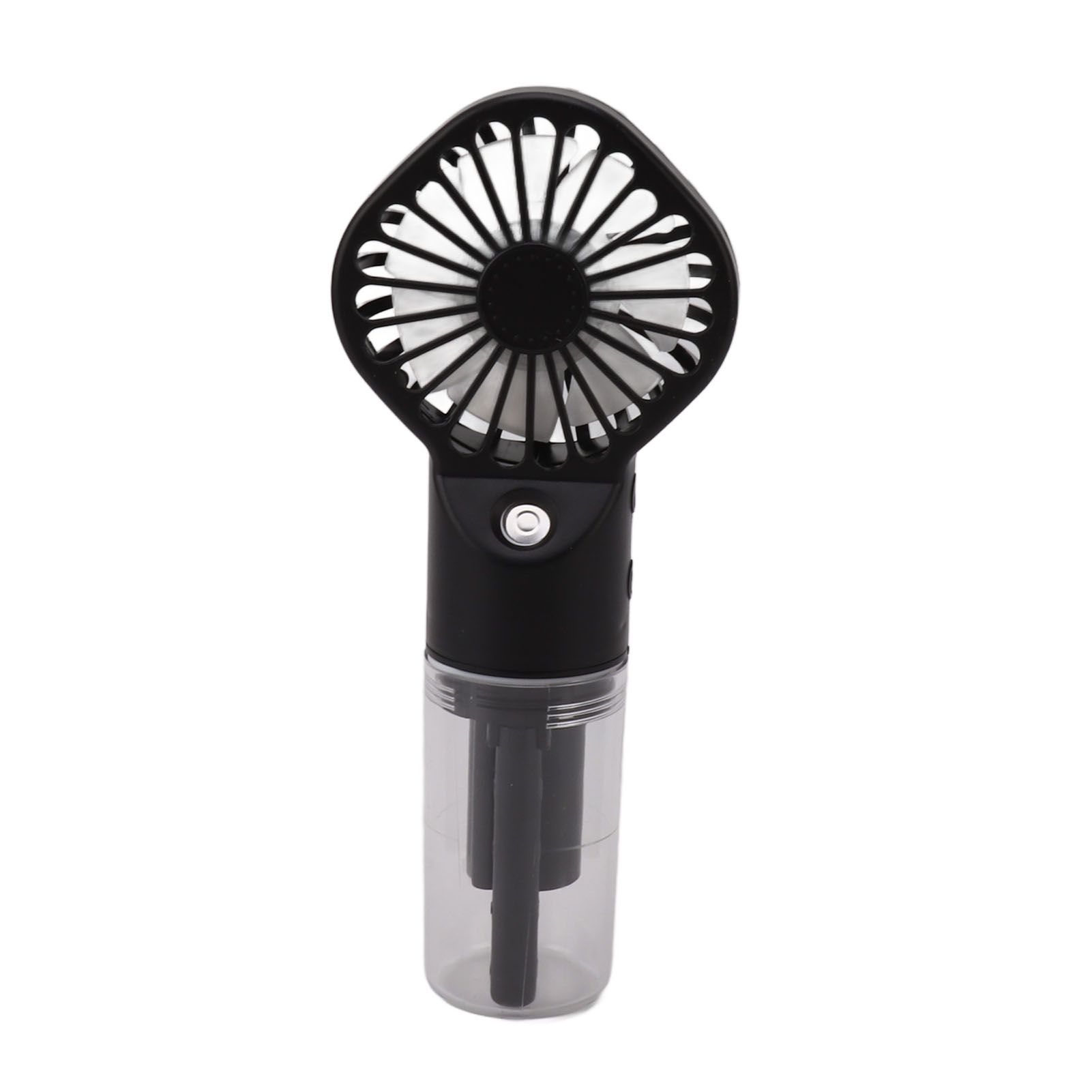 Portable Handheld Misting Fan USB Rechargeable Water Spray Mist Fan with 4 Gear Speed Black โ image 4