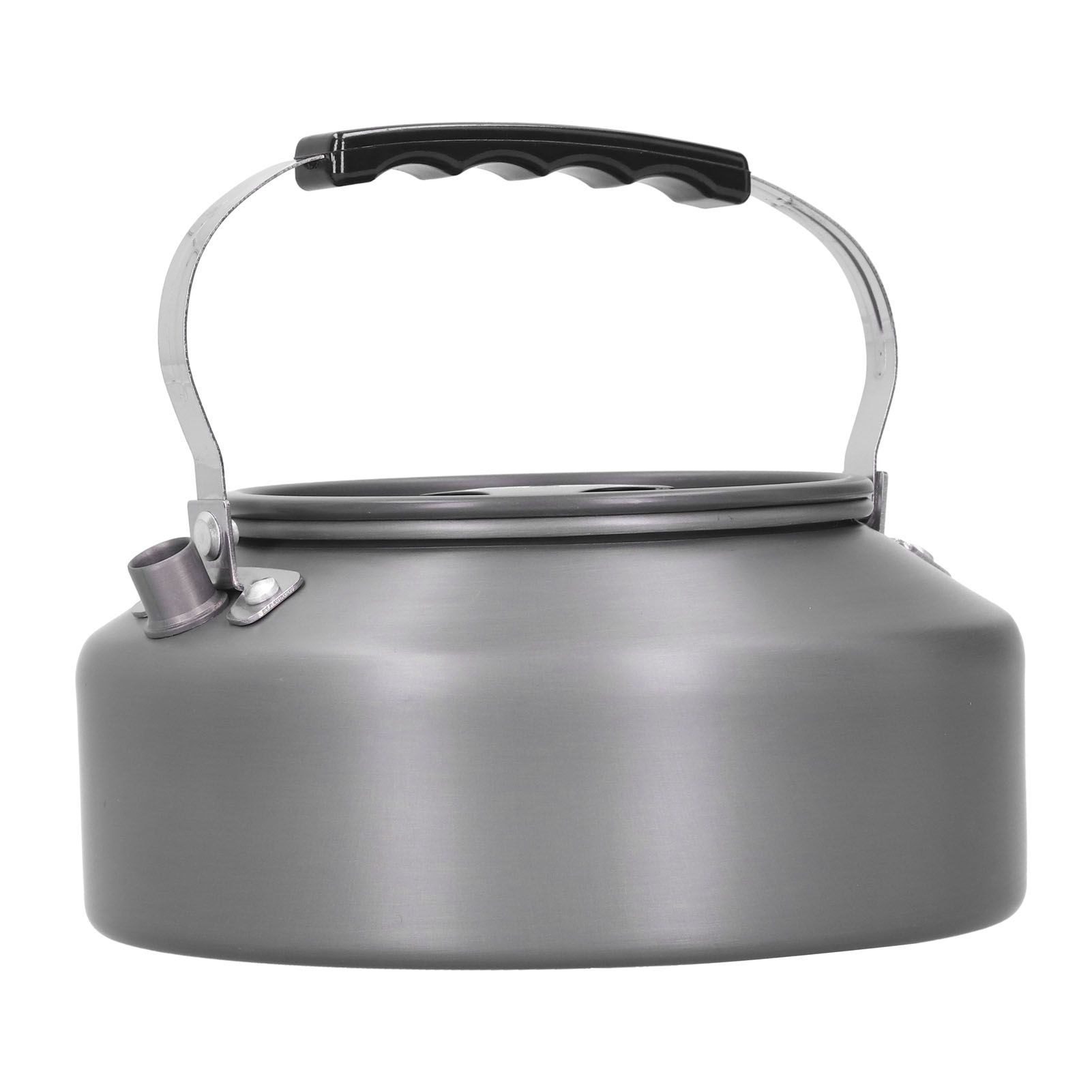 1.6L Portable Camping Coffee Tea Pot Outdoor Fishing Hiking Barbecue Kettle Pot (Black Handle) — image 2