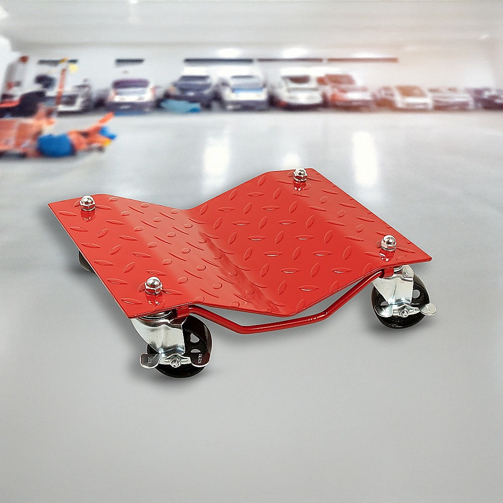 Auto Dolly Car Dolly Wheel Tire 12"x16" Skate 6000lb Repair Slide Set of (4) โ image 6
