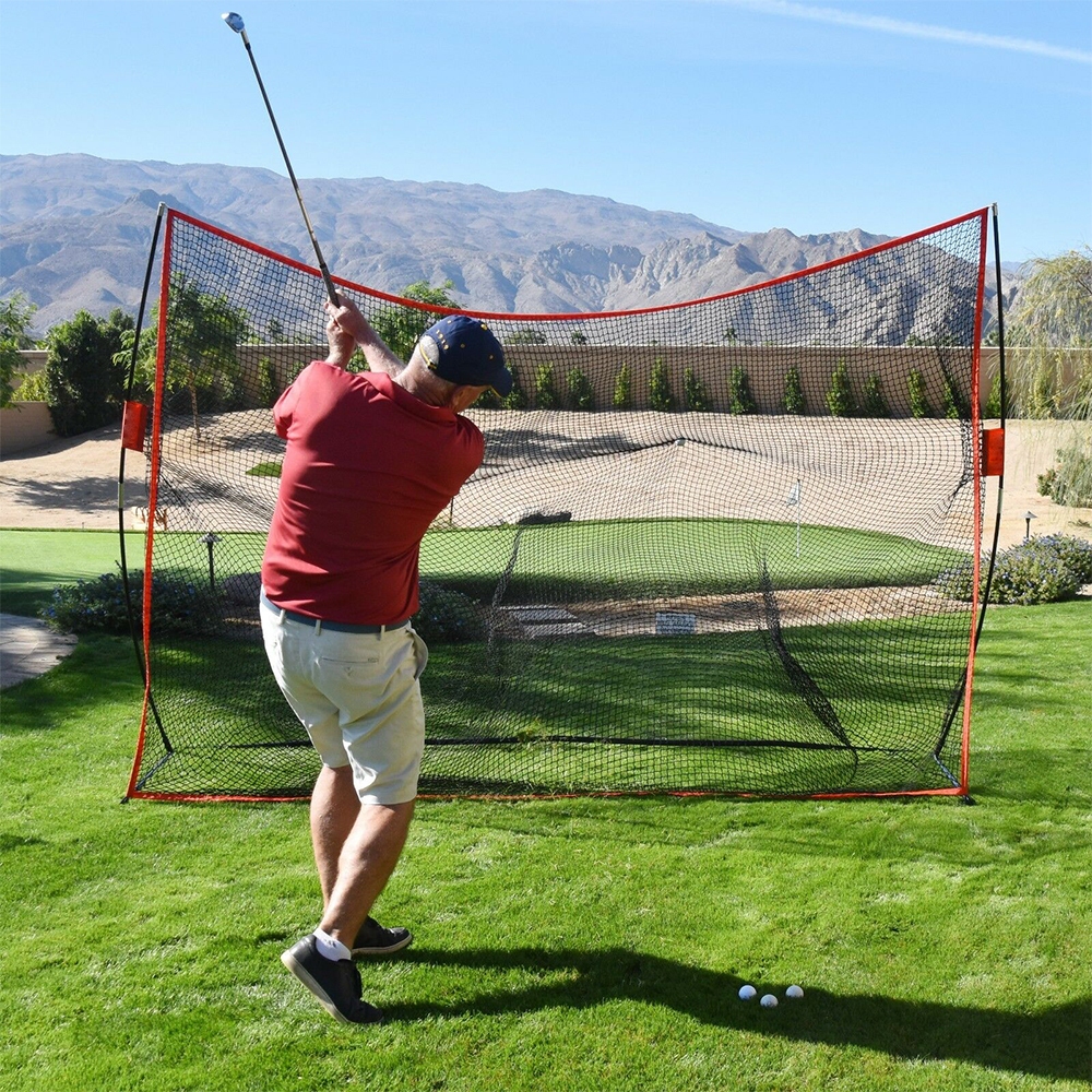 3M Huge Golf Practice Net Portable Hitting Swing Training Net Outdoor +Carry Bag โ image 4