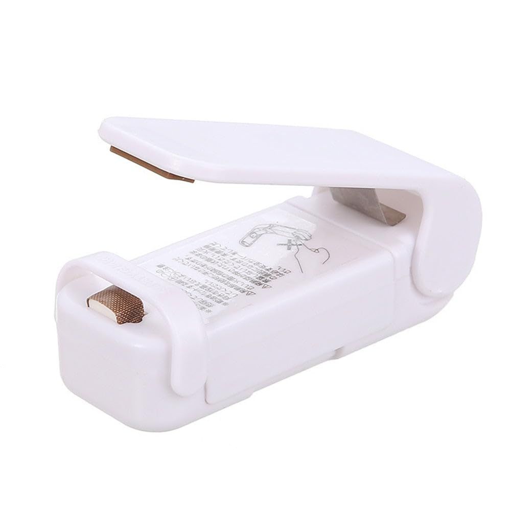 Handheld Bag Heat Vacuum Sealer Portable Mini Sealing Machine Heat Sealer for Plastic Bags and Food Storage Snacks Cookies Fresh