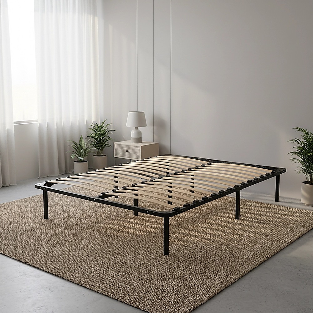 Queen Metal Bed Frame - Bedroom Furniture โ image 2