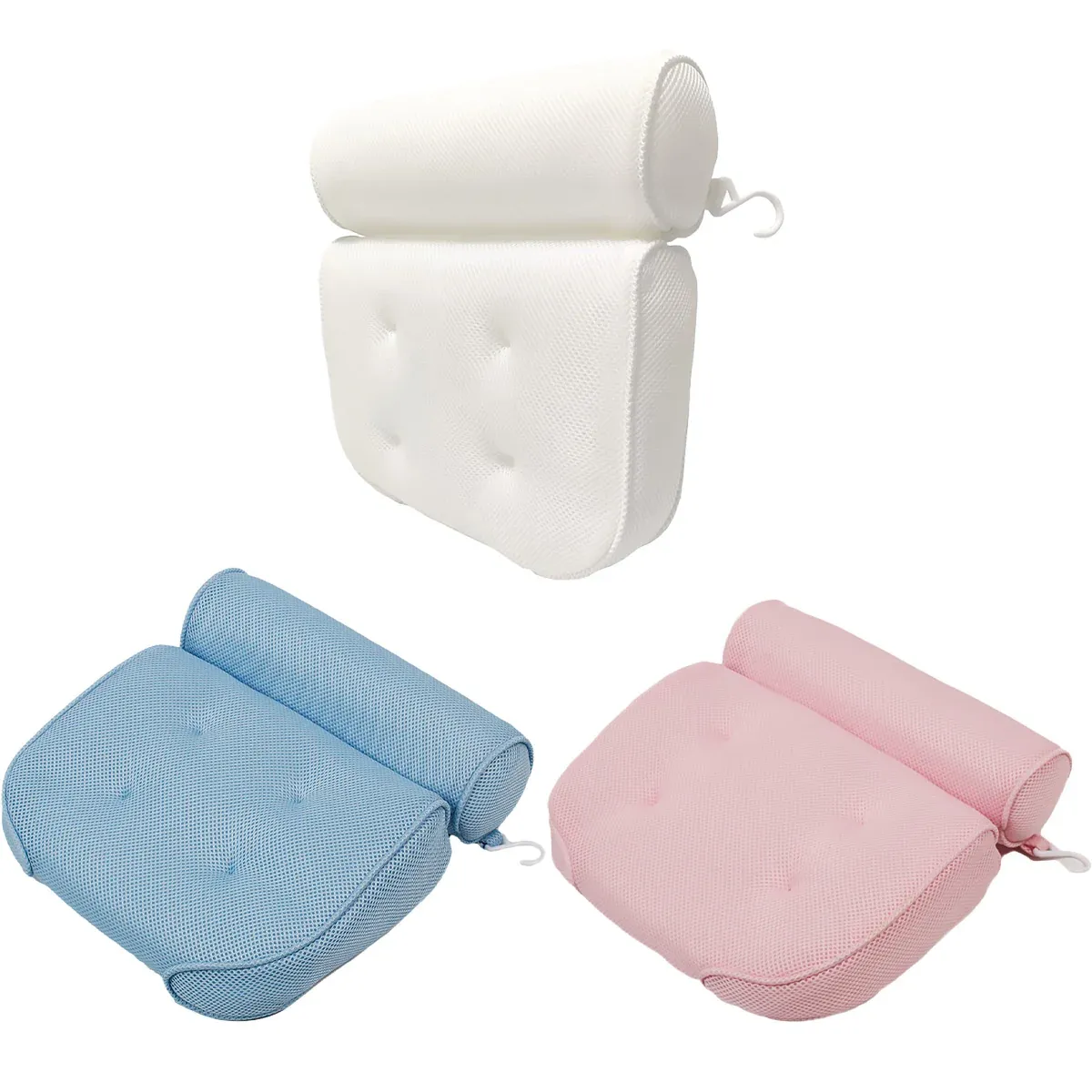 Bathtub Pillow Non-Slip for Bath Spa Shower Comfortable Water Resistant — image 3