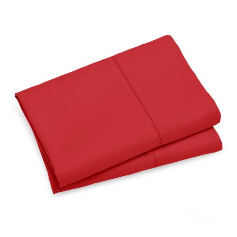 1000TC Premium Ultra Soft Standrad size Pillowcases 2-Pack - Red — image 3