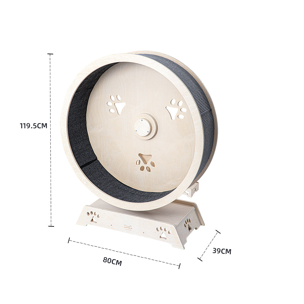 HONEYPOTCAT Fit & Fun Active Runner Wood Cat Wheel - Ultimate 119.5cm โ image 2