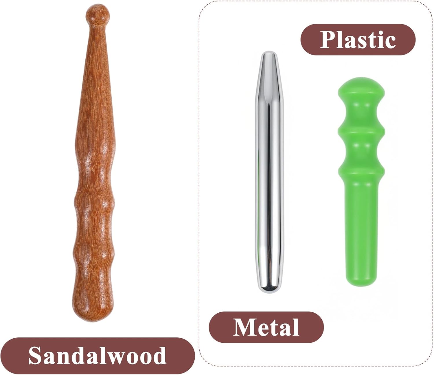 Massage Pen,Wooden Massage Tools Acupressure Pen Pressure Point Tool for Relaxing Body Hand Foot — image 6