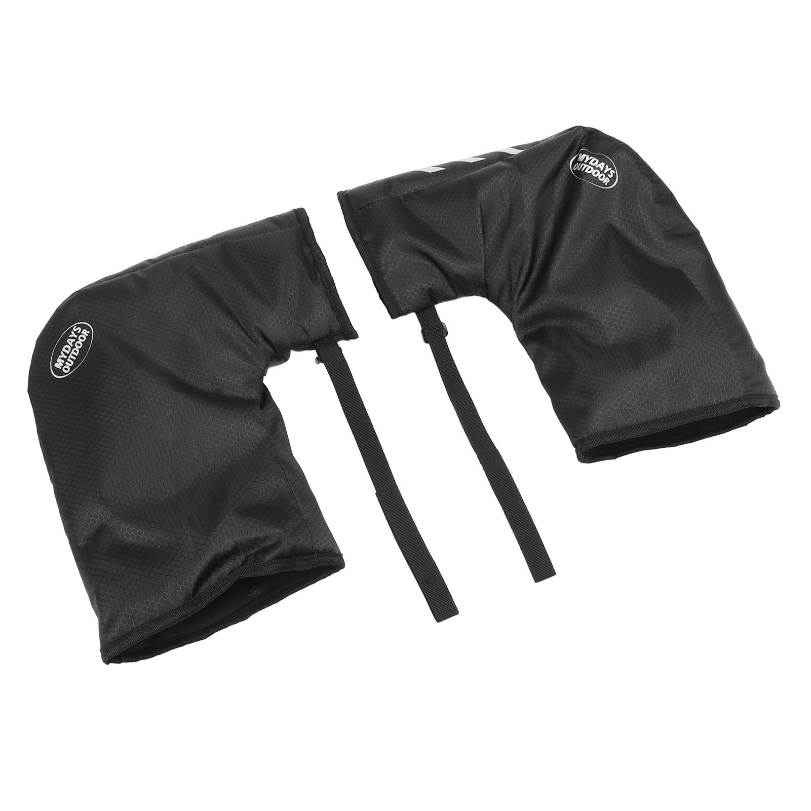 One Pair Bike Handlebar Gloves Waterproof Reflective Bike Handlebar Hand Protector for Winter Cycling — image 6