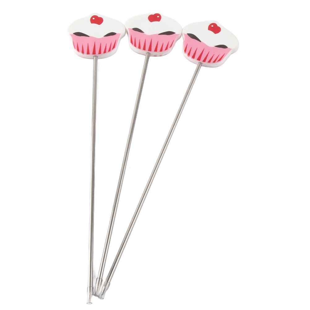3Pcs Stainless Steel Cake Tester Probe Cake Tester Biscuits Baking Test Needle DIY Baking Tool for Cake Bread Muffin Testing — image 6