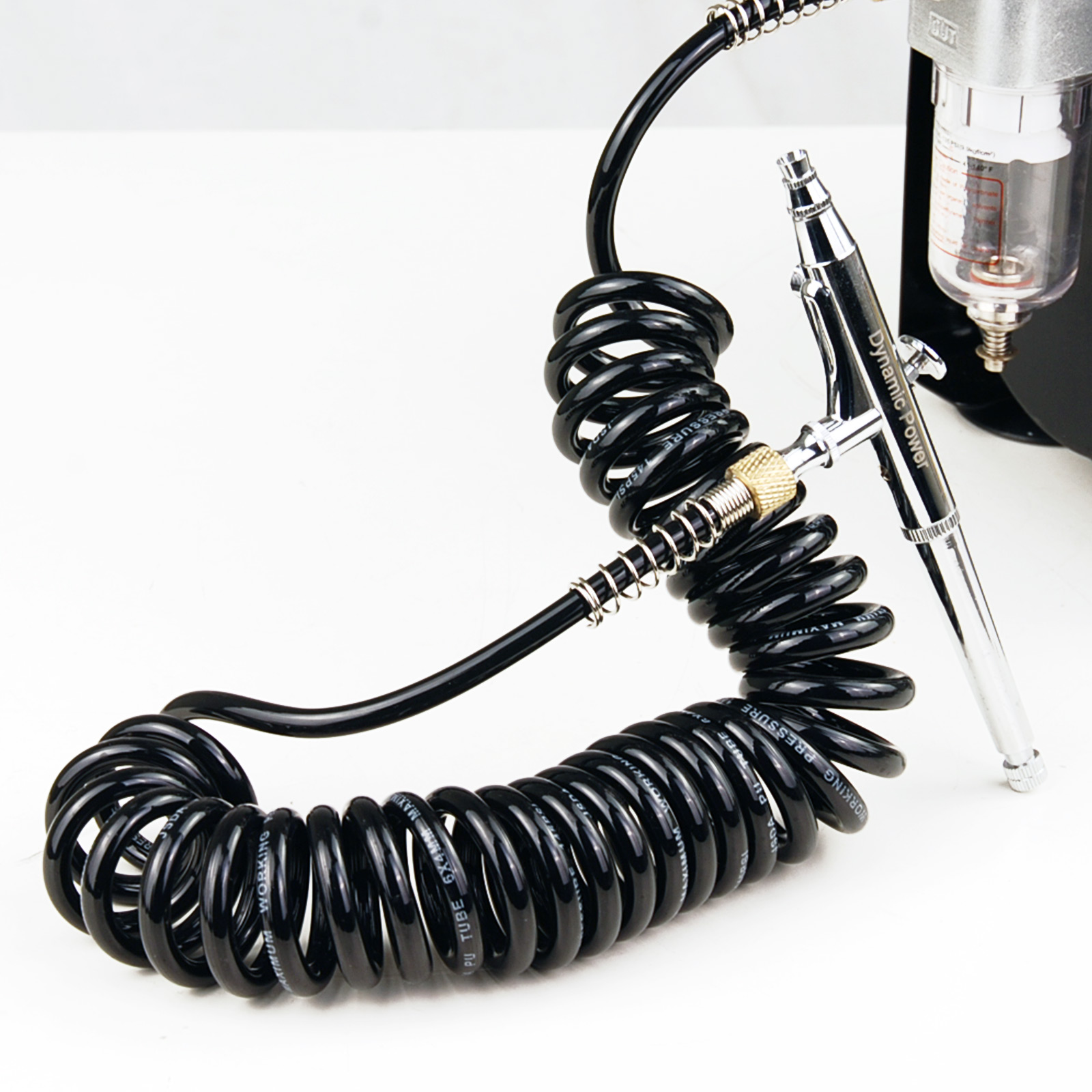 Air Brush Hose Coiled Retractable Compressor 1/8in 3M โ image 6
