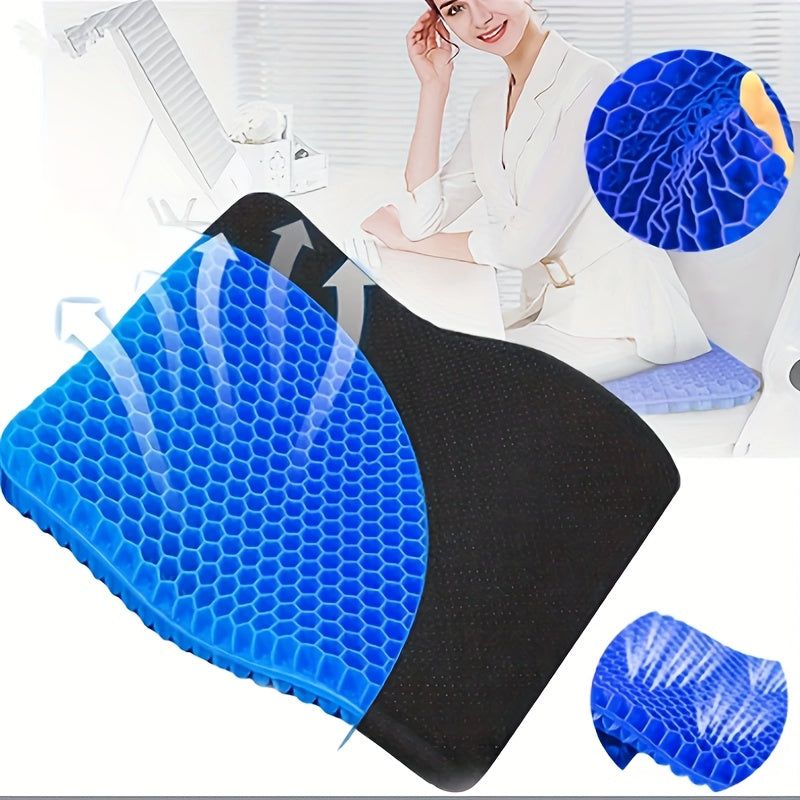 Ultra-Comfort Gel Seat Cushion for Office & Car — image 3